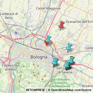 Mappa Via della Costituzione, 40128 Bologna BO, Italia (4.72583)