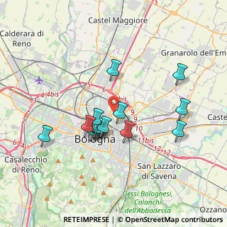 Mappa Via della Costituzione, 40128 Bologna BO, Italia (3.22143)