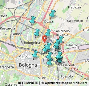 Mappa Via della Costituzione, 40128 Bologna BO, Italia (1.49938)