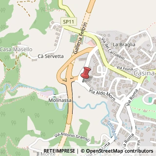 Mappa Via a. moro 5, 42034 Casina, Reggio nell'Emilia (Emilia Romagna)