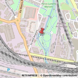 Mappa Via de' Carracci, 65, 40129 Bologna, Bologna (Emilia Romagna)