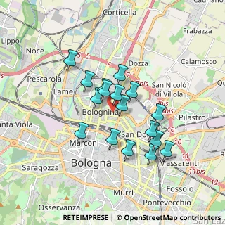 Mappa Via della Liberazione, 40128 Bologna BO, Italia (1.42235)