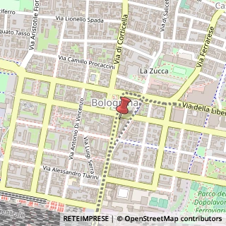 Mappa Via Giacomo Matteotti, 33 b c, 40129 Bologna BO, Italia, 40129 Bologna, Bologna (Emilia Romagna)