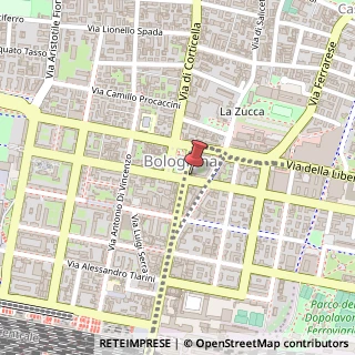 Mappa Piazza dell'Unità, 3/d, 40128 Bologna, Bologna (Emilia Romagna)