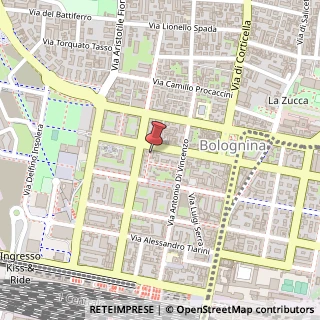 Mappa Via Elisabetta Sirani, 3, 40129 Bologna, Bologna (Emilia Romagna)