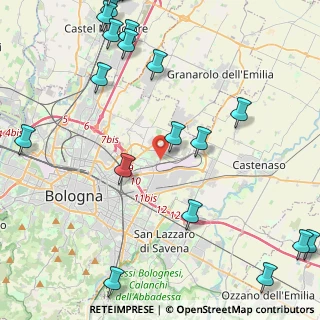 Mappa Via Lino Sighinolfi, 40127 Bologna BO, Italia (6.375)