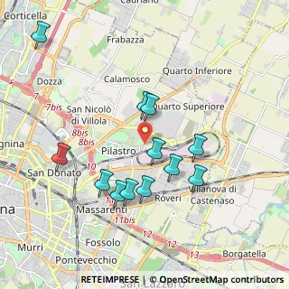 Mappa Via Lino Sighinolfi, 40127 Bologna BO, Italia (1.8575)