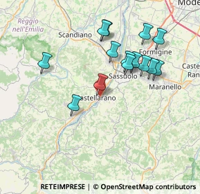Mappa Via benedetto croce, 42014 Castellarano RE, Italia (7.22214)