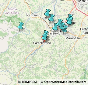 Mappa Via benedetto croce, 42014 Castellarano RE, Italia (6.71733)
