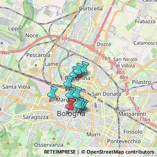 Mappa Piazza dell'Unità, 40128 Bologna BO, Italia (1.32455)