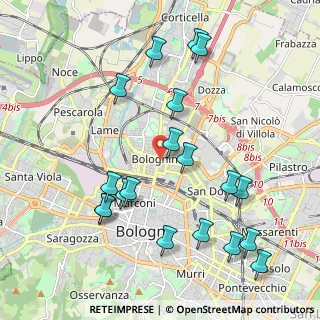 Mappa Piazza dell'Unità, 40128 Bologna BO, Italia (2.27789)