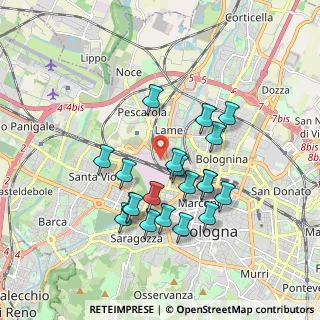 Mappa 40131 Bologna BO, Italia (1.6835)