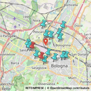 Mappa 40131 Bologna BO, Italia (1.57813)