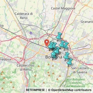 Mappa 40131 Bologna BO, Italia (2.66833)