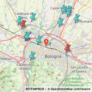 Mappa 40131 Bologna BO, Italia (5.16846)