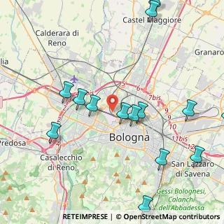 Mappa 40131 Bologna BO, Italia (5.12571)