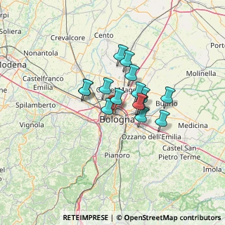 Mappa 40131 Bologna BO, Italia (9.12133)
