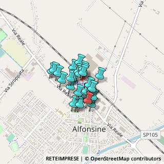 Mappa Viale Stazione, 48011 Alfonsine RA, Italia (0.24667)