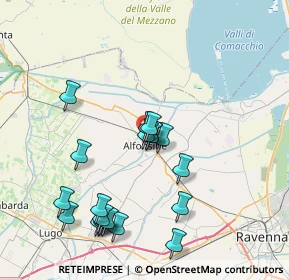 Mappa Viale Stazione, 48011 Alfonsine RA, Italia (8.0225)