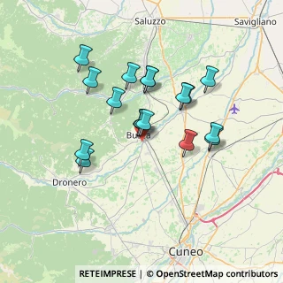 Mappa Via Conti della Morea, 12022 Busca CN, Italia (6.27059)