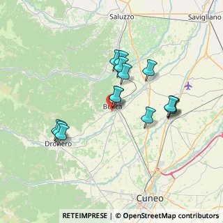 Mappa Via Dronero, 12022 Busca CN, Italia (6.60643)