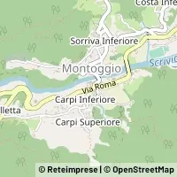 Mapa Montoggio