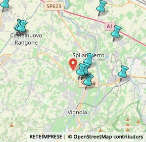 Mappa Via Cà Bianca, 41057 Spilamberto MO, Italia (4.94385)