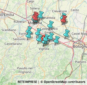 Mappa Via Cà Bianca, 41057 Spilamberto MO, Italia (11.25789)