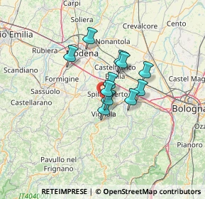 Mappa Via Cà Bianca, 41057 Spilamberto MO, Italia (8.59818)