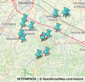 Mappa Via Cà Bianca, 41057 Spilamberto MO, Italia (7.32643)