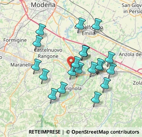 Mappa Via Cà Bianca, 41057 Spilamberto MO, Italia (6.572)