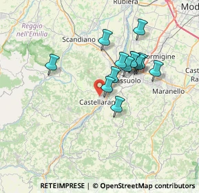 Mappa 42014 Castellarano RE, Italia (5.88)