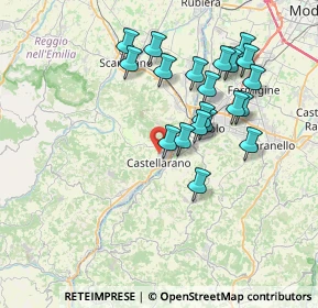 Mappa 42014 Castellarano RE, Italia (7.1425)