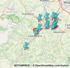 Mappa 42014 Castellarano RE, Italia (6.88462)