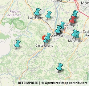 Mappa 42014 Castellarano RE, Italia (8.503)