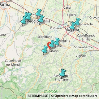 Mappa 42014 Castellarano RE, Italia (18.10833)