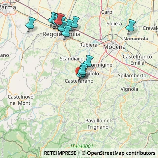 Mappa 42014 Castellarano RE, Italia (17.898)