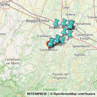 Mappa 42014 Castellarano RE, Italia (10.88444)