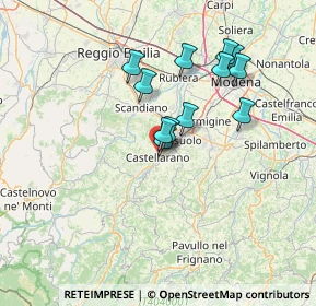 Mappa 42014 Castellarano RE, Italia (11.91667)