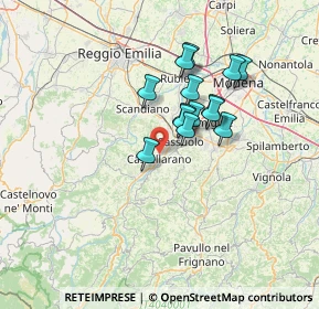 Mappa 42014 Castellarano RE, Italia (10.53786)