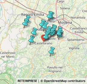 Mappa 42014 Castellarano RE, Italia (9.5015)