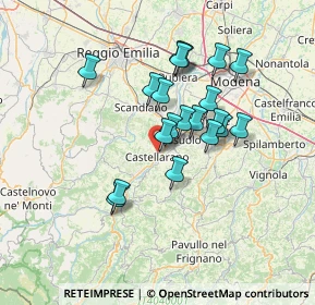 Mappa 42014 Castellarano RE, Italia (11.752)