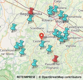 Mappa 42014 Castellarano RE, Italia (17.6775)