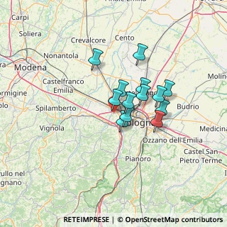 Mappa Via Salmi Don Giulio, 40132 Bologna BO, Italia (9.50923)