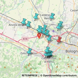 Mappa Via Salmi Don Giulio, 40132 Bologna BO, Italia (3.5765)