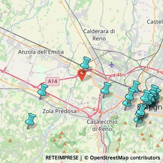 Mappa Via Salmi Don Giulio, 40132 Bologna BO, Italia (6.6015)