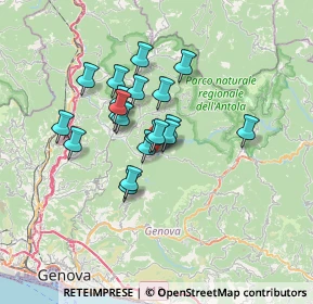 Mappa Via Armando Baccà, 16026 Montoggio GE, Italia (5.182)