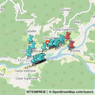Mappa Via Armando Baccà, 16026 Montoggio GE, Italia (0.36207)