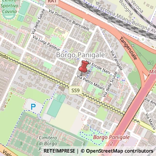 Mappa Via Pietro Miliani, 9, 40132 Bologna, Bologna (Emilia Romagna)