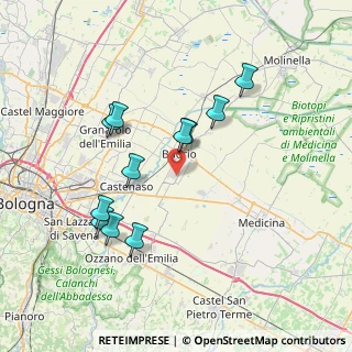 Mappa Via Vittime delle Foibe, 40054 Budrio BO, Italia (7.21091)